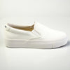 Madison Ladies Platform Slip On Sneaker - White-Madison Heart of New York-Buy shoes online