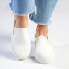 Madison Ladies Platform Slip On Sneaker - White-Madison Heart of New York-Buy shoes online