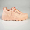 Madison Ladies Zip Sneaker - Pink