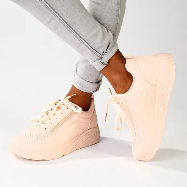 Madison Ladies Zip Sneaker - Pink