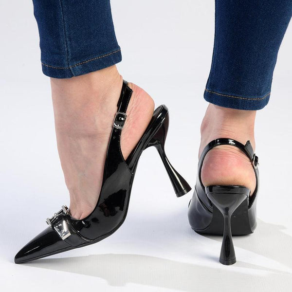 Madison Laken Heel - Black-Madison Heart of New York-Buy shoes online