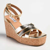 Madison Laurel Fashion Wedge Sandals - Gold-Madison Heart of New York-Buy shoes online