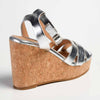 Madison Laurel Fashion Wedge Sandals - Silver-Madison Heart of New York-Buy shoes online