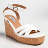 Madison Laurel Fashion Wedge Sandals - White-Madison Heart of New York-Buy shoes online