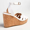 Madison Laurel Fashion Wedge Sandals - White-Madison Heart of New York-Buy shoes online