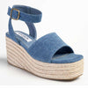 Madison Lauren Espadrille Wedge Sandal - Blue-Madison Heart of New York-Buy shoes online