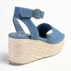 Madison Lauren Espadrille Wedge Sandal - Blue-Madison Heart of New York-Buy shoes online