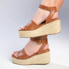 Madison Lauren Espadrille Wedge Sandal - Tan-Madison Heart of New York-Buy shoes online