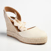 Madison Leena Fashion Wedge Sandals - Natural-Madison Heart of New York-Buy shoes online