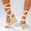 Madison Leena Fashion Wedge Sandals - Natural-Madison Heart of New York-Buy shoes online