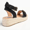 Madison Lettie Fashion Comfort Sandals - Black-Madison Heart of New York-Buy shoes online