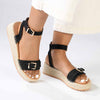 Madison Lettie Fashion Comfort Sandals - Black-Madison Heart of New York-Buy shoes online