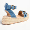 Madison Lettie Fashion Comfort Sandals - Blue-Madison Heart of New York-Buy shoes online