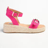 Madison Lettie Fashion Comfort Sandals - Fuschia-Madison Heart of New York-Buy shoes online