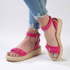 Madison Lettie Fashion Comfort Sandals - Fuschia-Madison Heart of New York-Buy shoes online