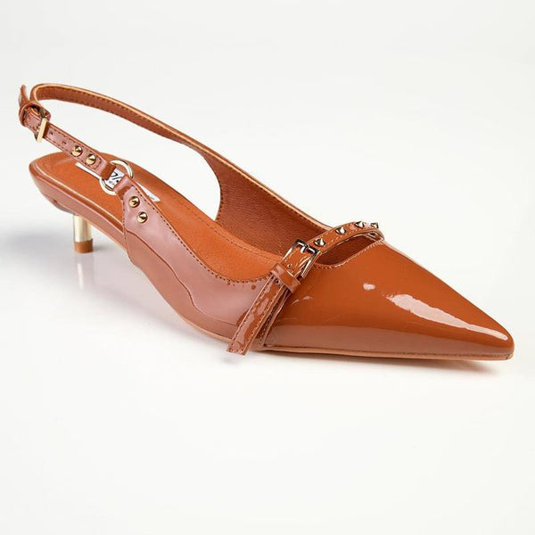 Madison Lexi Kitten Heel - Brown-Madison Heart of New York-Buy shoes online