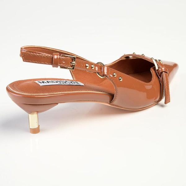 Madison Lexi Kitten Heel - Brown-Madison Heart of New York-Buy shoes online