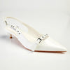 Madison Lexi Kitten Heel - White-Madison Heart of New York-Buy shoes online