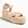 Madison Libby Espadrille Wedge Sandal - Nude-Madison Heart of New York-Buy shoes online