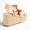 Madison Libby Espadrille Wedge Sandal - Nude-Madison Heart of New York-Buy shoes online