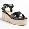 Madison Libby Wedge - Black