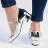 Madison Lidia - Mary Jane Heel - Silver