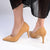Madison Lila 2 Hourglass Heels - Light Tan-Madison Heart of New York-Buy shoes online