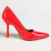 Madison Lila 6 Hourglass Court Heel - Red