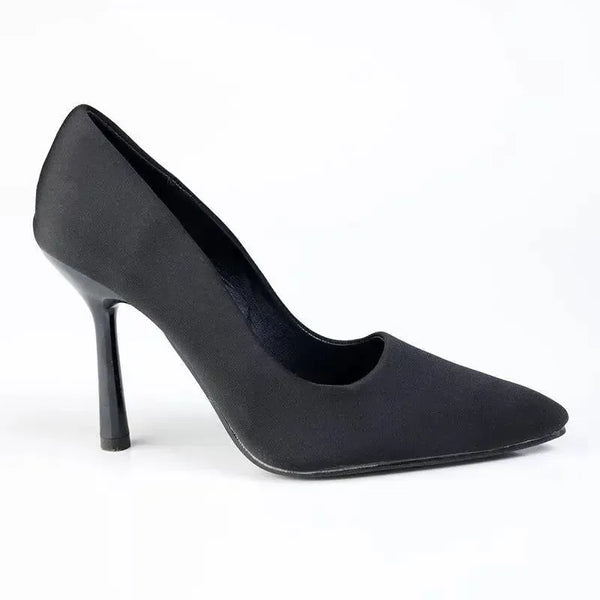 Madison Lila 7 Basic Court HourGlass Heel - Black
