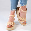 Madison Lilith Crossover Espadrille Sandal - Matt Nude-Madison Heart of New York-Buy shoes online