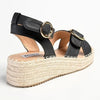 Madison Lilith Sandal - Matt Black