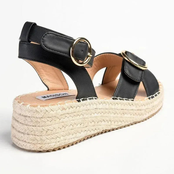 Madison Lilith Sandal - Matt Black
