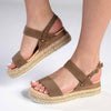 Madison Livia Espadrille Sandal - Chocolate-Madison Heart of New York-Buy shoes online