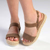 Madison Livia Espadrille Sandal - Chocolate-Madison Heart of New York-Buy shoes online