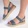 Madison Livia Espadrille Sandal - Denim Blue-Madison Heart of New York-Buy shoes online