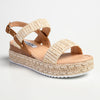 Madison Livia Espadrille Sandal - Nude/Tan-Madison Heart of New York-Buy shoes online