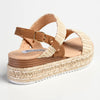 Madison Livia Espadrille Sandal - Nude/Tan-Madison Heart of New York-Buy shoes online