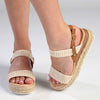 Madison Livia Espadrille Sandal - Nude/Tan-Madison Heart of New York-Buy shoes online