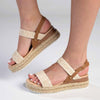 Madison Livia Espadrille Sandal - Nude/Tan-Madison Heart of New York-Buy shoes online