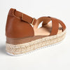 Madison London Espadrille Comfort Sandals - Tan-Madison-Buy shoes online