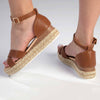 Madison London Espadrille Comfort Sandals - Tan-Madison-Buy shoes online