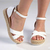 Madison London Espadrille Comfort Sandals - White-Madison Heart of New York-Buy shoes online