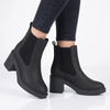 Madison Long Gusset Boot - Black