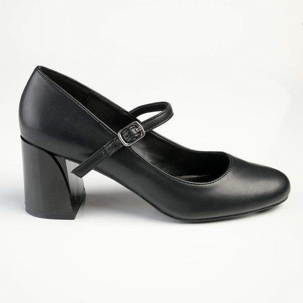 Madison Lorian - Mary Jane Heel - Black-Madison Heart of New York-Buy shoes online