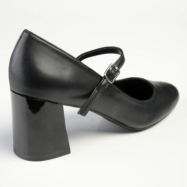 Madison Lorian - Mary Jane Heel - Black-Madison Heart of New York-Buy shoes online