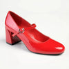 Madison Lorian - Mary Jane Heel - Dark Red