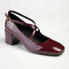 Madison Luzz Low Block Heel - Red