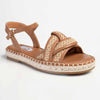 Madison Lylah Crossover Espadrille Sandal - Chocolate-Madison Heart of New York-Buy shoes online