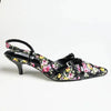 Madison Maddie Kitten Heel - Floral Black