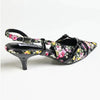 Madison Maddie Kitten Heel - Floral Black